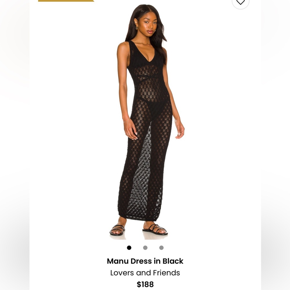 Lovers and Friends Manu (swimsuit coverup) Dress in Black